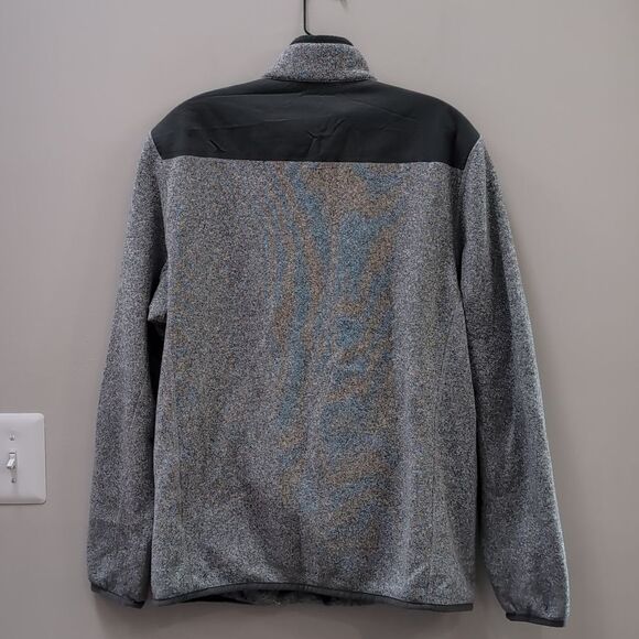Vineyard Vines Gray Sweater Fleece Quarter Zip Sheep Shirt Sz M - Picture 4 of 8